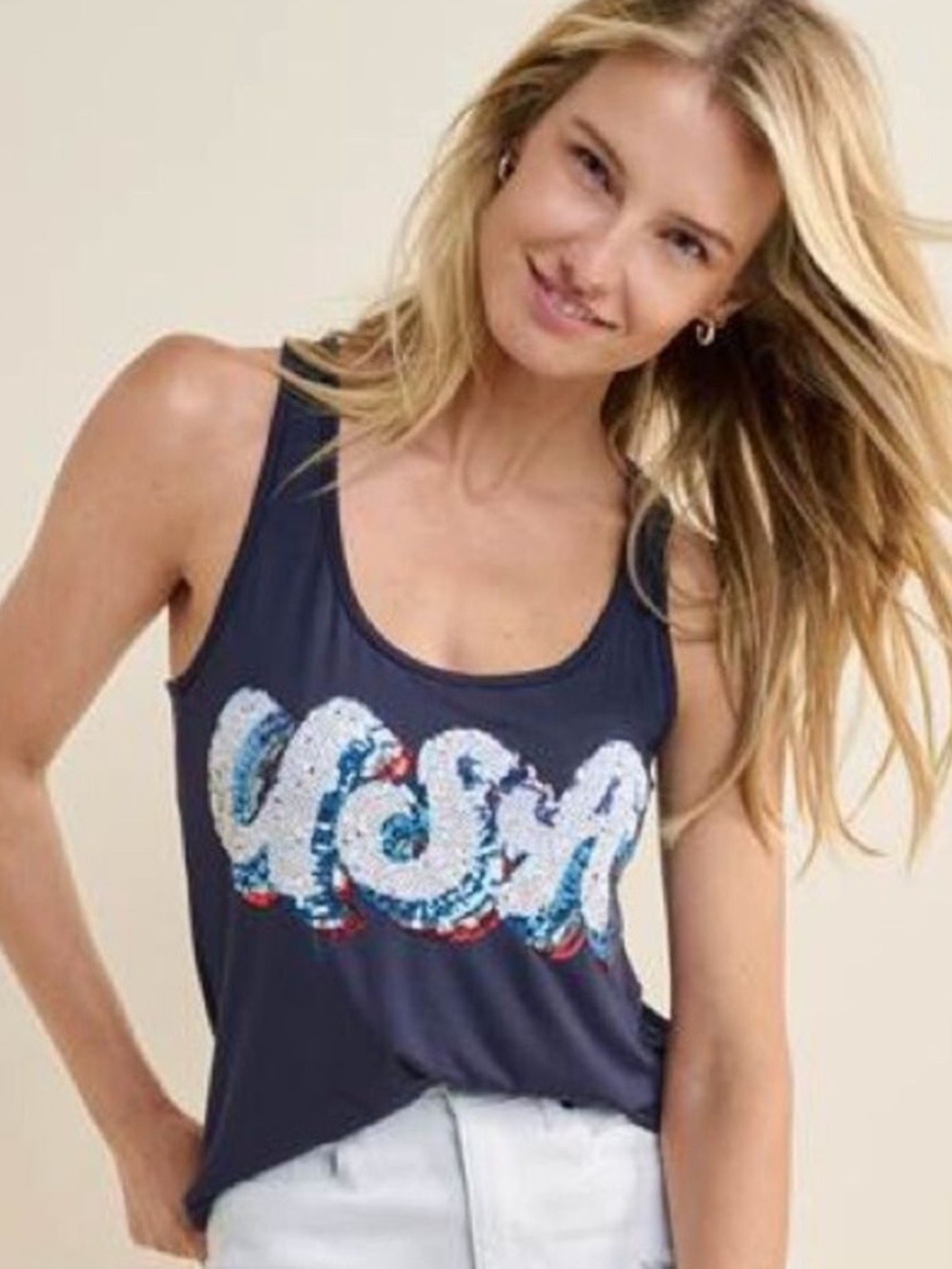 USA T-back Tank by Miss Chevious NWT $29 see